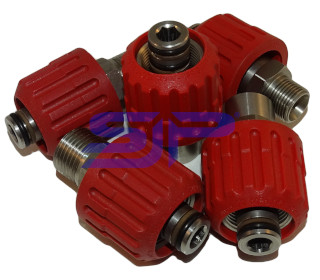 Red Swivel Coupler M24x1,5